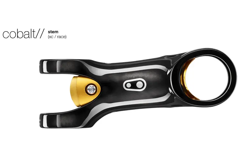 *Crank Brothers Cobalt 11炭纖車頭柱-黑金80mm-13346 / *Crank Brothers Cobalt11carbonstem-Bk/Gd80mm-13346 1