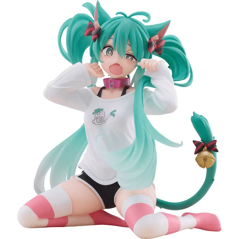 Desktop Cute Figure: Hatsune Miku Cat Ear T-Shirt Ver. 1