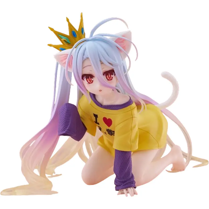 Desktop Cute Figure: Shiro ~Cat Ear T-Shirt Ver.~ (No Game No Life) 1