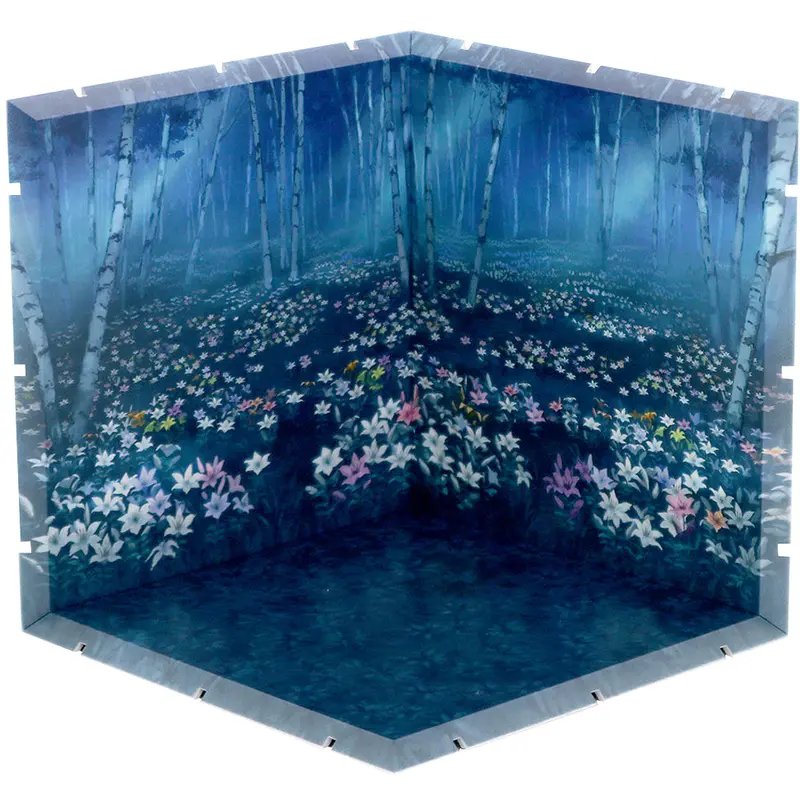 Dioramansion 150: White Birch & Lilies 1