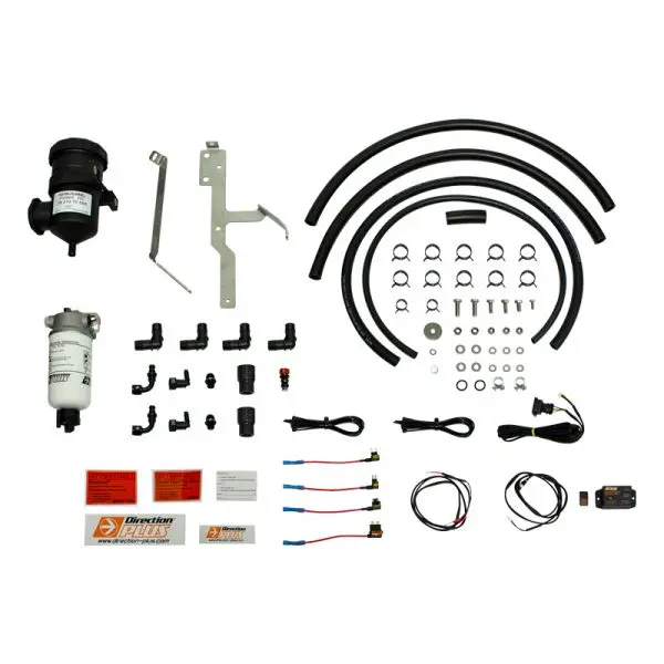 Direction Plus Preline-Plus Pre-Filter + Provent Catch Can For Ford Ranger & Everest 3.2L 2011 To 2021 2