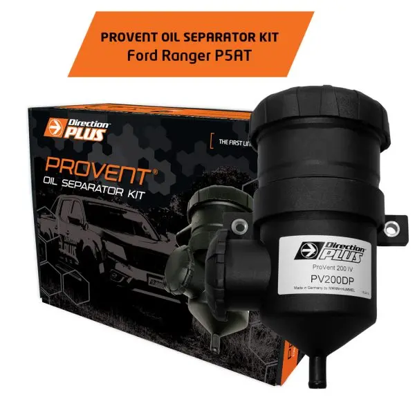 Direction Plus Provent Catch Can For Ford Ranger & Everest / Mazda Bt50 3.2L 2.2L Radiator Mount 1