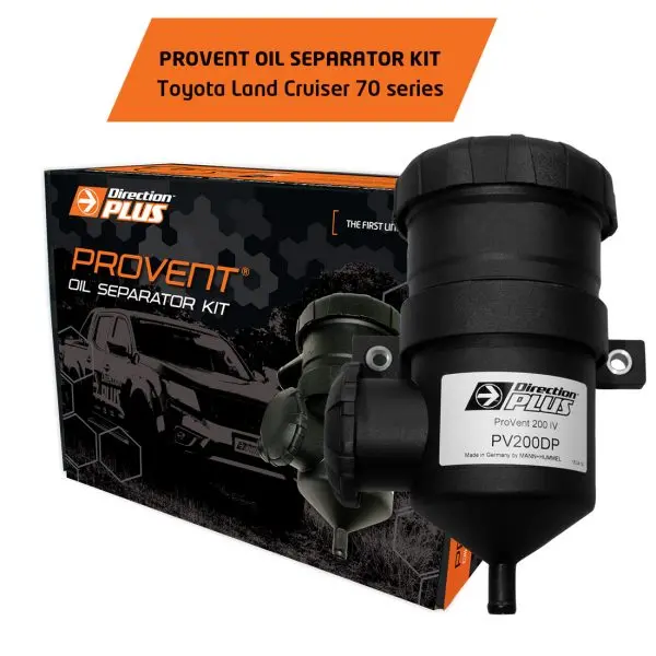 Direction Plus Provent Catch Can For Toyota Landcruiser 70 Series 2007+ 1