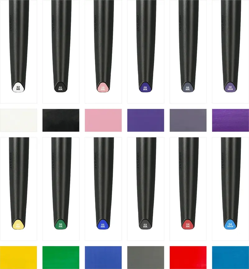 Dspiae Soft-Tipped Acrylic Markers (Group) 1