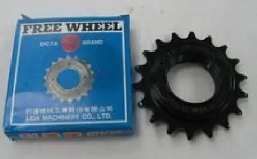 台灣飛輪18t~黑色/電鍍色~用於bmx Lma-8(1/2X1/8X18t) / Freewheel 18T Black/Cp For Bmx-Lma-8 (1/2X1/8X18t) 1