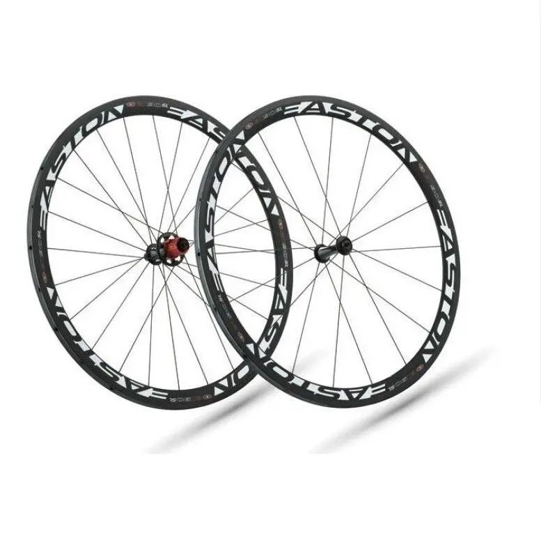 Easton 2012 Ec90 Sl 碳纖維原子呔前轆 Carbon Tubular Front Wheel~38Mm 1