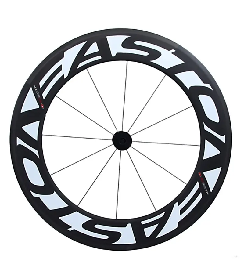 Easton 2012 Ec90 Tt 碳纖維原子呔前轆 Carbon Tubular Front Wheel~90Mm 1