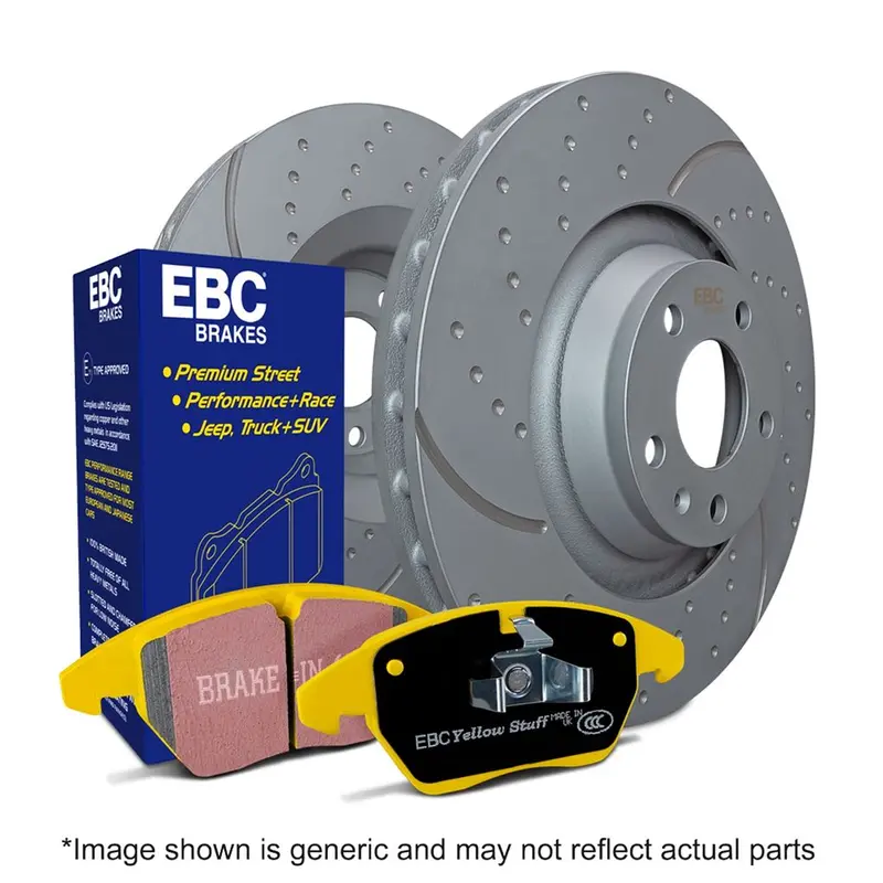 Ebc S5 Front Brake Pad And Rotor Kit - Fits 2020-2025 Subaru Outback & Wilderness / 22-25 Wrx 1
