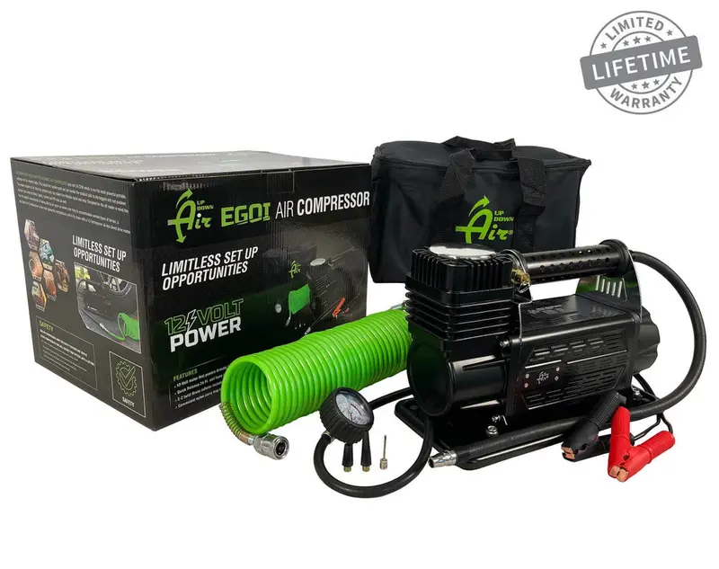 Egoi Air Compressor System 5.6 Cfm With Storage Bag, Hose & Attachments Universal 1