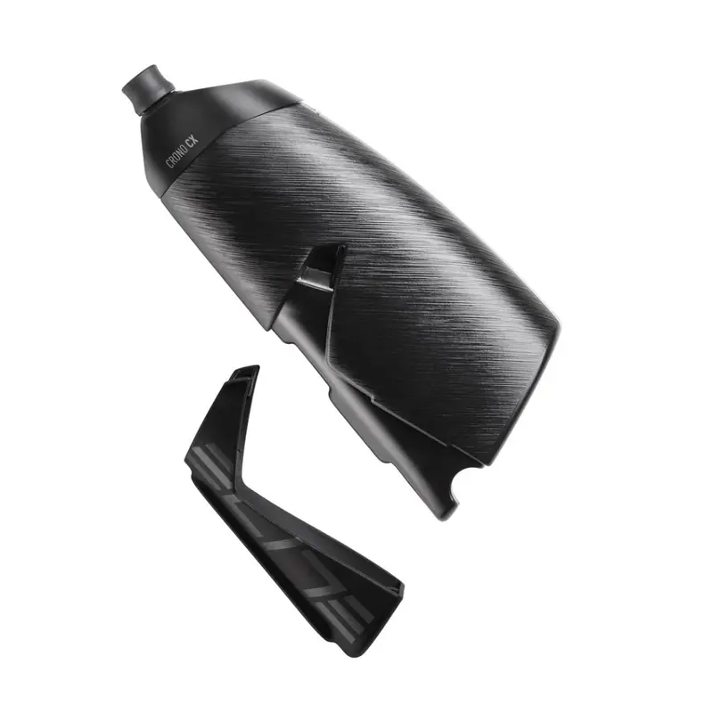 Elite Crono Cx Kit Frp 玻璃纖維水壺連水壺架套裝 500Ml / Elite Crono Cx Kit Fiberglass Cage And Aero Bottle 500 Ml 1