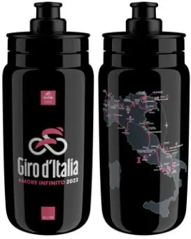 Elite Fly 水壺-2023-環意特別版-黑色 / Elite Fly Bottle 2023 Giro D'italia Black Map 1