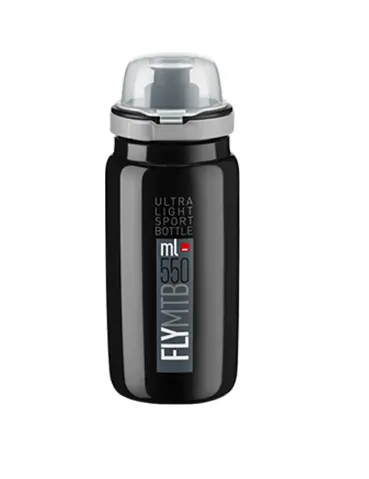 Elite Fly Mtb 有蓋水壺 550Ml / Elite Squeeze Elite Mtb Bottle- Bk Red Logo-550Ml 2