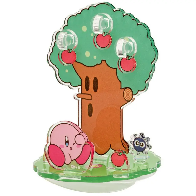 Ensky Diorama Whispy Woods (Kirby And Gordo) Kirby Moving Acrylic Diorama Stand 1