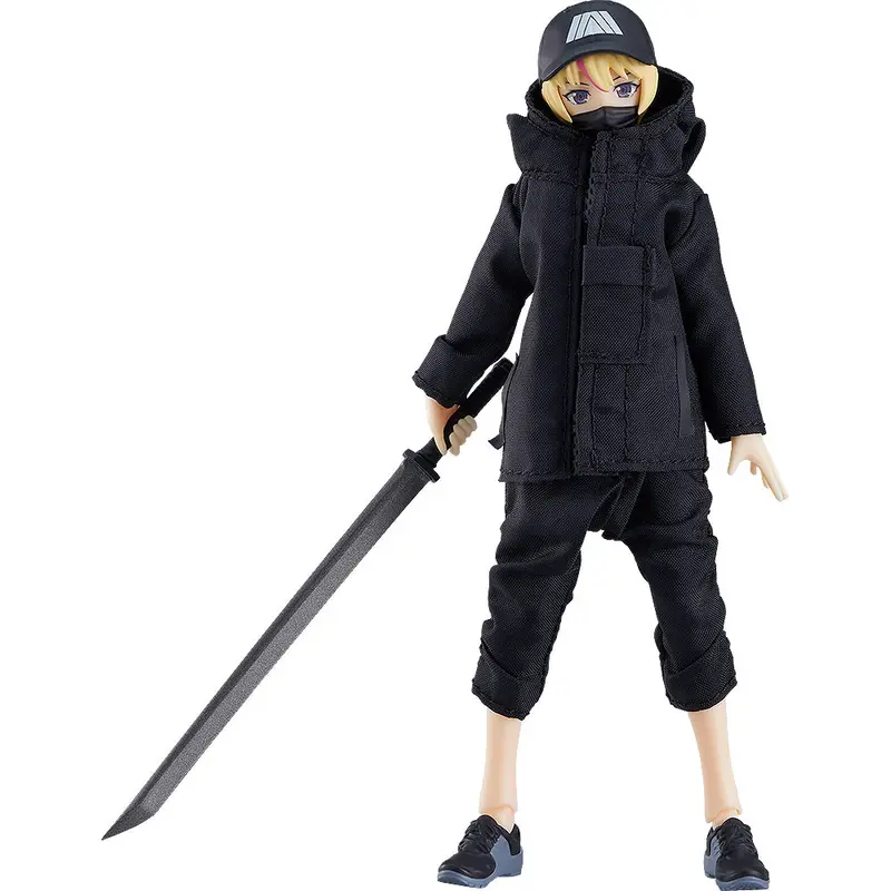 Figma 524 Female Body (Yuki) With Techwear Outfit 1