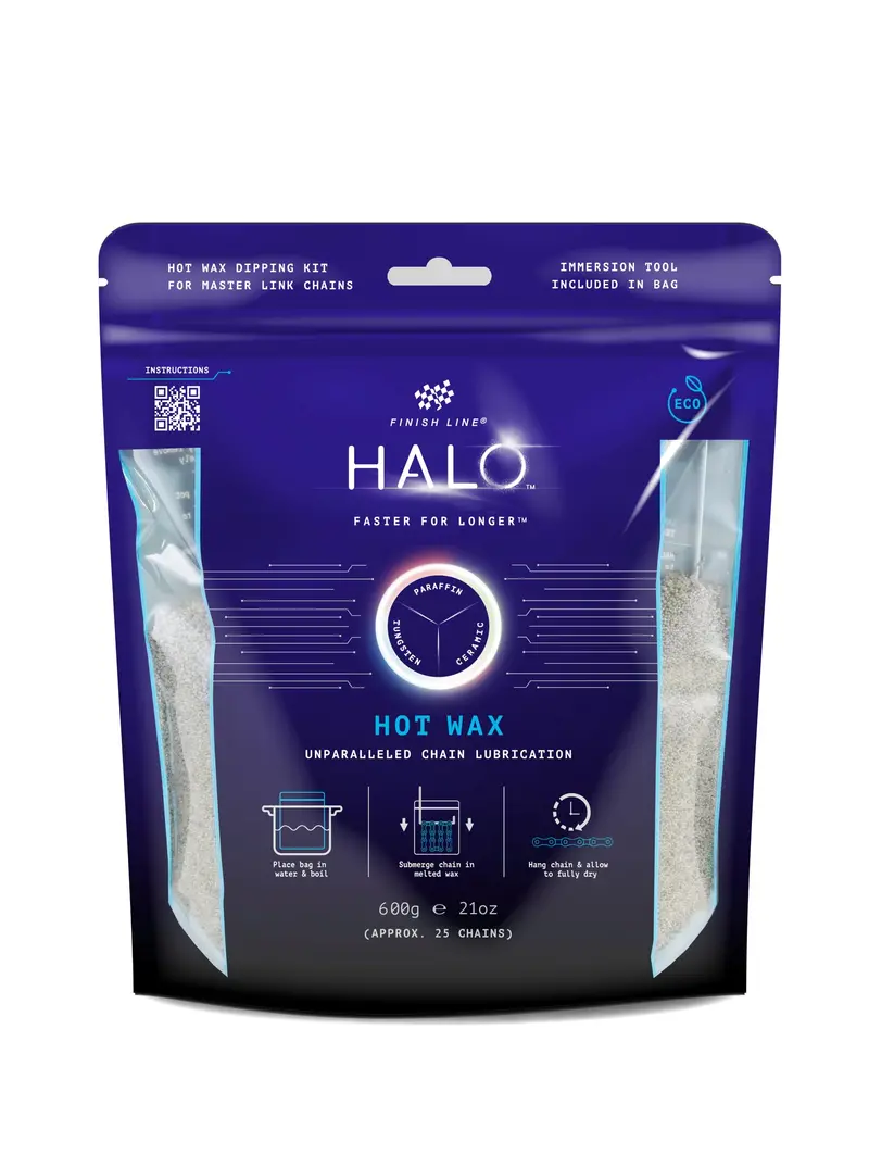 Finishline Halo Hot Wax Lubricant/光暈熱蠟潤滑劑 - 600G - Pellets - Double-Boil Bag + Immersion Tool / Finishline Halo Hot Wax Lubricant - 600G - Pellets - Double-Boil Bag + Immersion Tool 1