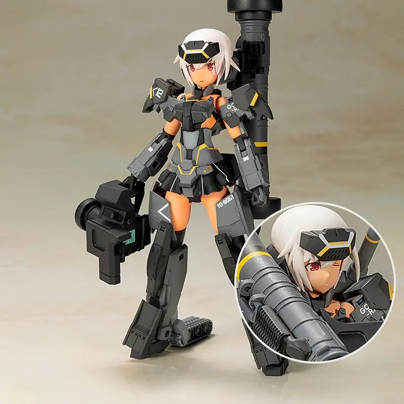 Frame Arms Girl Fg154 Gourai-Kai [Black] With Fgm148 Type Anti-Tank Missile 1