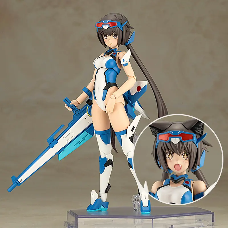 Frame Arms Girl Fg184 Stylet Swimsuit Blue Impulse Color Ver. 1