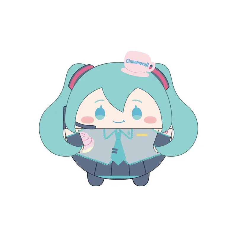 Fuwakororin Hatsune Miku X Cinnamoroll (M Size) 2 F Hatsune Miku (Mogumogu) 1