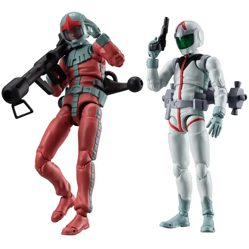 G.M.G. Collection Ex 09 Mobile Suit Gundam Earth Federation Amuro Ray & Char Aznable Normal Suit Ver. (With Gift) 1