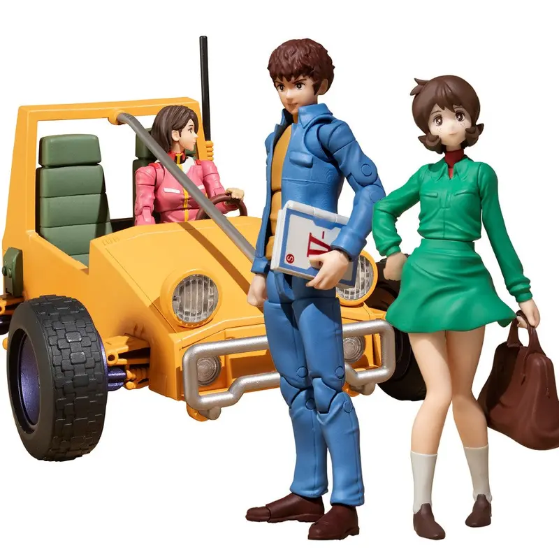 G.M.G. Earth Federation 07 Amuro＆Frau And 08V-Sp General Soldier & Buggy (Set W/Gift) 1