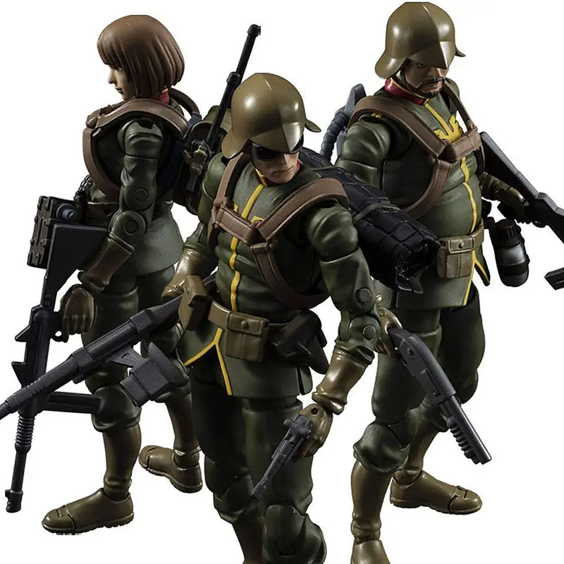 G.M.G. Mobile Suit Gundam Principality Of Zeon Army Soldier Set [Set With Gift] 1