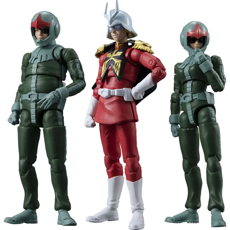G.M.G. Mobile Suit Gundam Zeon Army Soldier Standard Infantry & Char Aznable Set [Set Of With Gift] 1