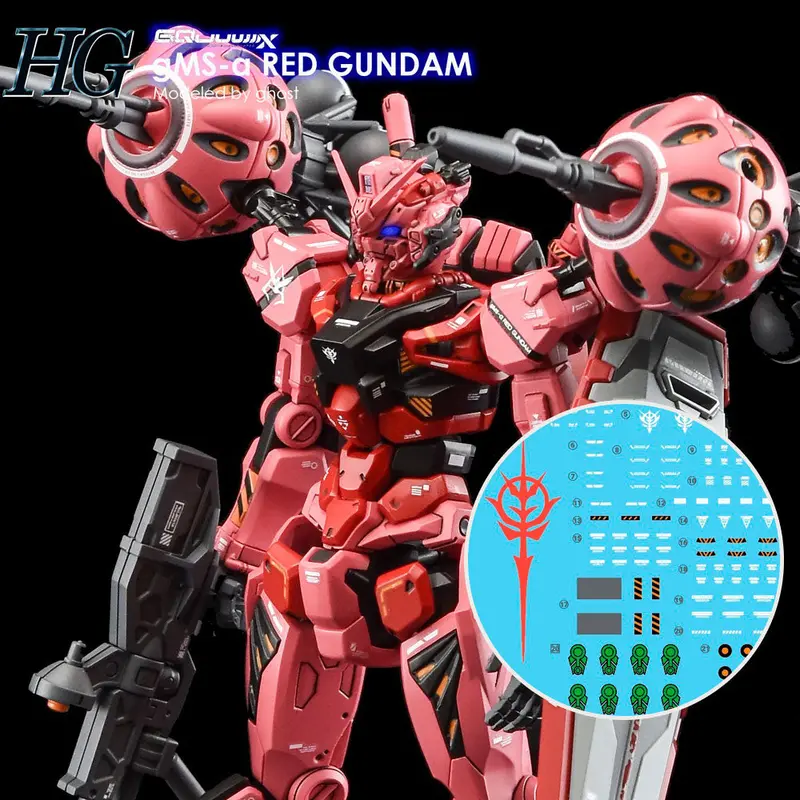 G-Rework Decal Gq04 Red Gundam 1