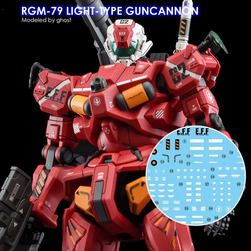 G-Rework Decal H-Gq07 Light-Type Guncannon 1