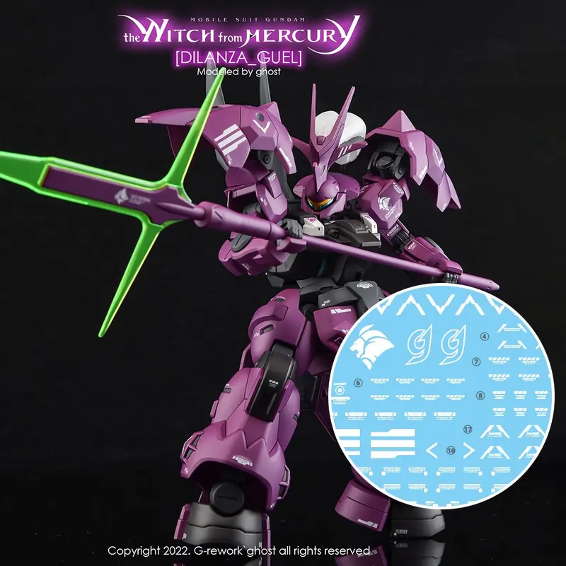 G-Rework Decal H-Wm04 Hg Guel's Dilanza 1