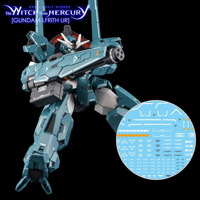 G-Rework Decal H-Wm17 Hg Gundam Lfrith Ur 1