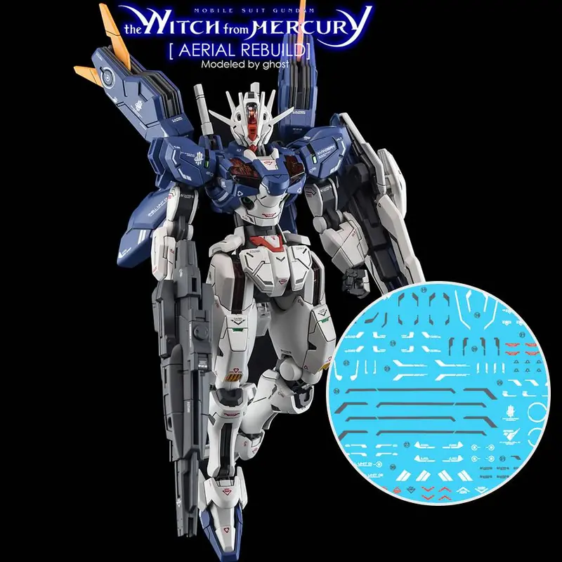 G-Rework Decal H-Wm19 Hg Gundam Aerial Rebuild 1
