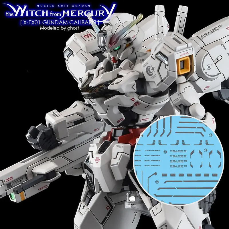 G-Rework Decal H-Wm26 Hg Gundam Calibarn 1