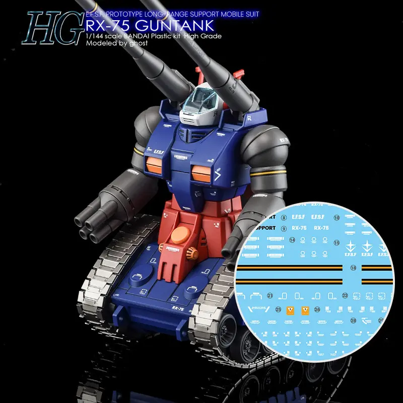 G-Rework Decal H07 Hguc Guntank 1