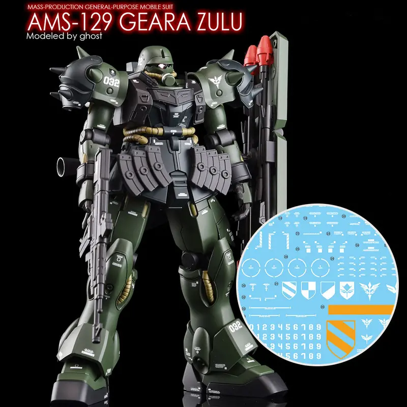 G-Rework Decal H102 Hguc Geara Zulu 1