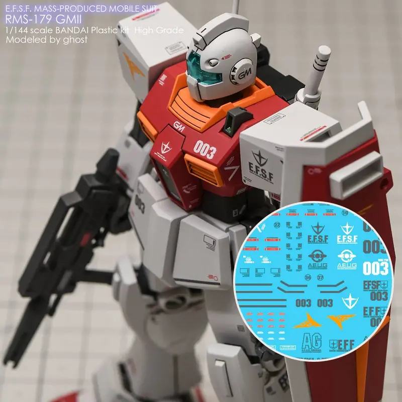 G-Rework Decal H131 Hguc Gmii 1