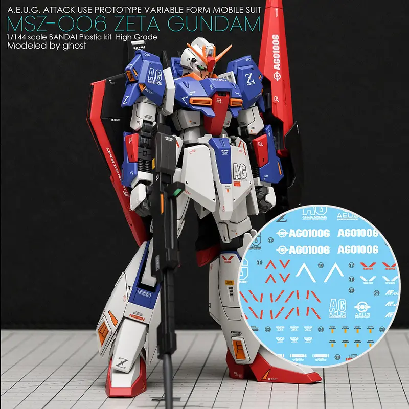 G-Rework Decal H203 Hguc Zeta Gundam Revive 1