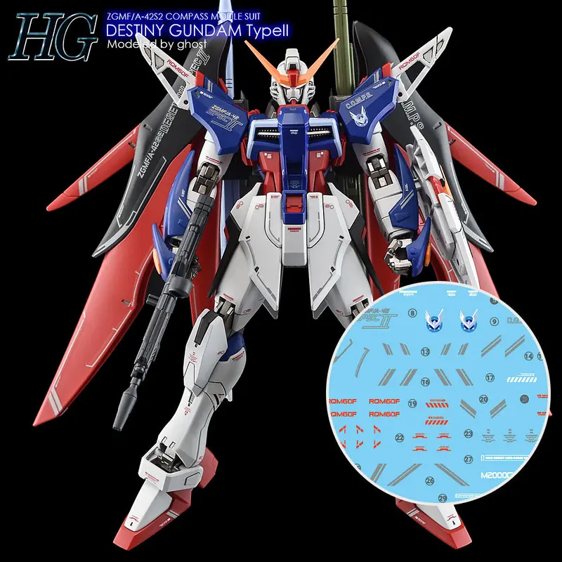 G-Rework Decal H224 Hgce Destiny Gundam Spec Ii 1