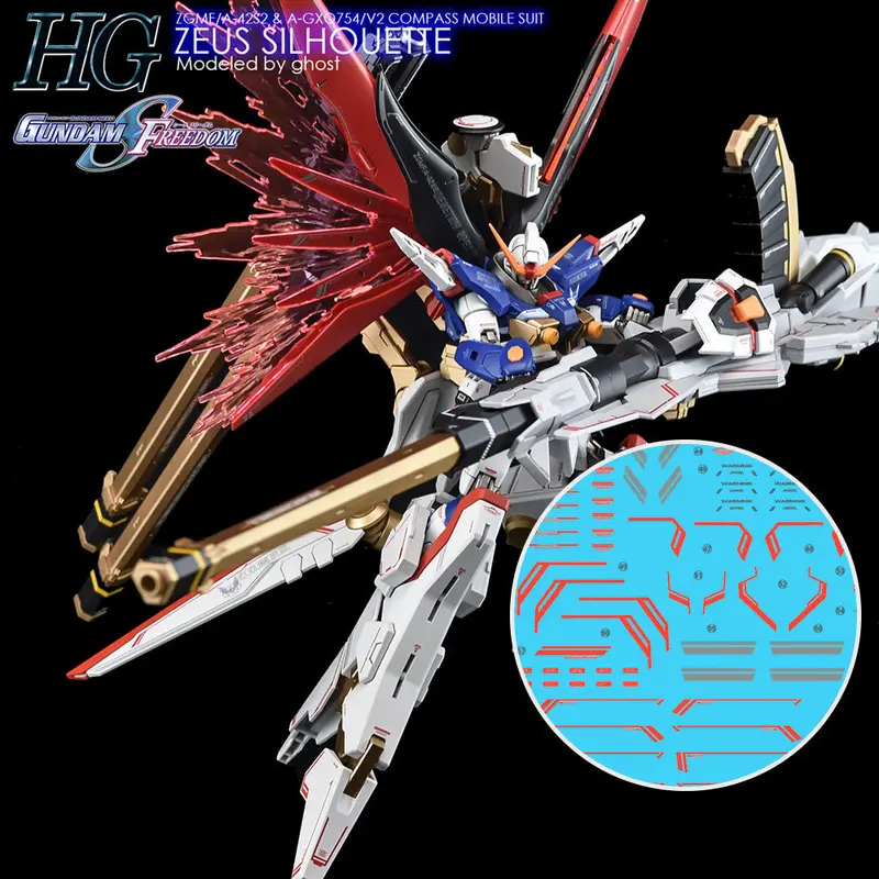 G-Rework Decal H258 Hgce Zeus Silhouette 1