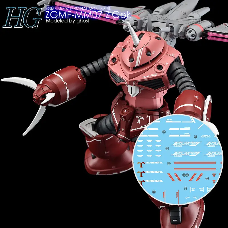 G-Rework Decal H260 Hg Seed Z'gok (Seed Freedom Ver.) 1