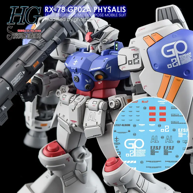 G-Rework Decal H66 Hguc Gundam Gp02a Physalis 1