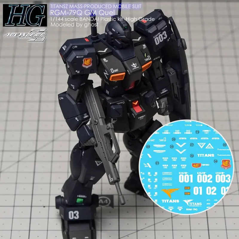 G-Rework Decal H74 Hguc Gm Quel 1