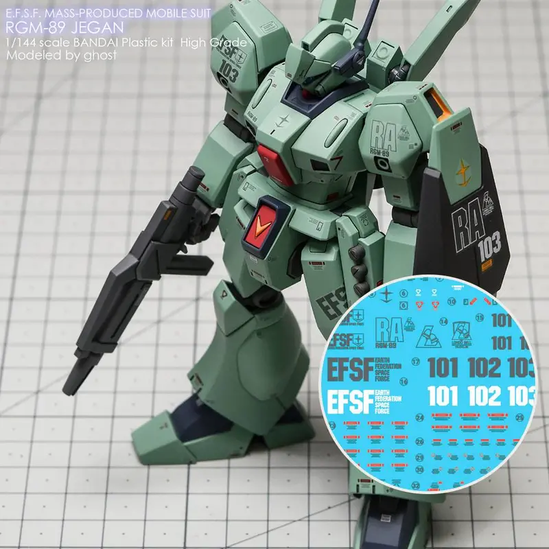 G-Rework Decal H97 Hguc Jegan 1