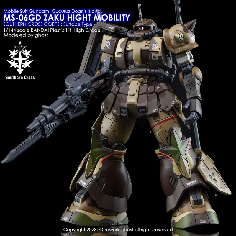 G-Rework Decal Hl-Hmgt Hg Zaku Ii High Mobility Southern Cross Corps (Cucuruz Doan's Island) 2