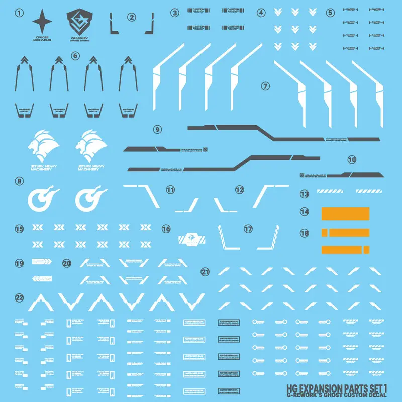 G-Rework Decal Hl328 Hg Witch From Mercury Ex Set 01 1