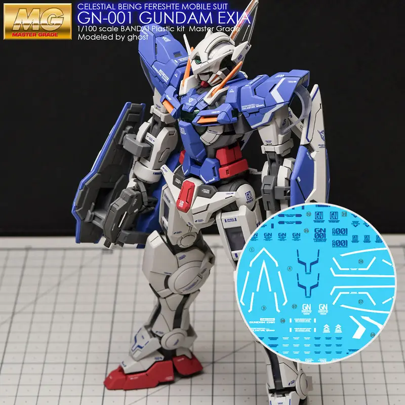 G-Rework Decal M123 Mg Gundam Exia 1