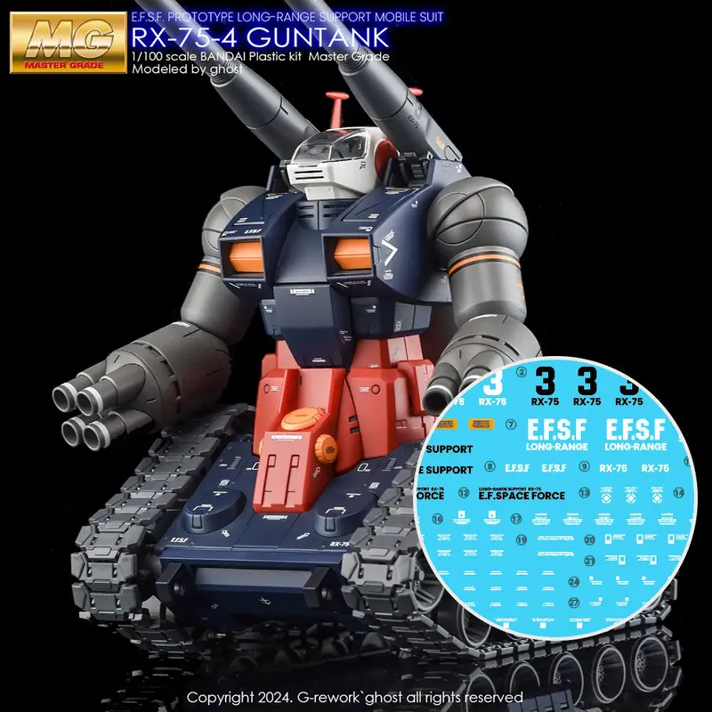 G-Rework Decal M124 Mg Guntank 1
