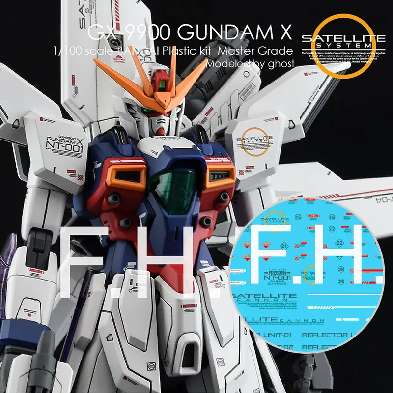 G-Rework Decal M177 Mg Gundam X 1