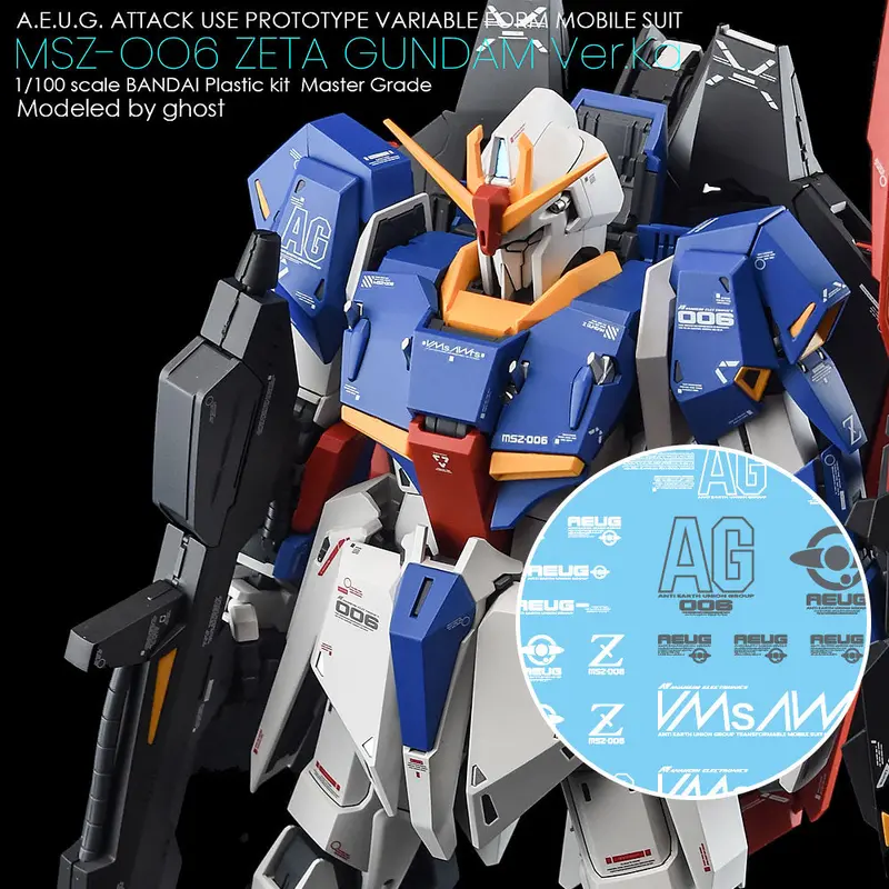 G-Rework Decal M221 Mg Zeta Gundam Ver.Ka 1