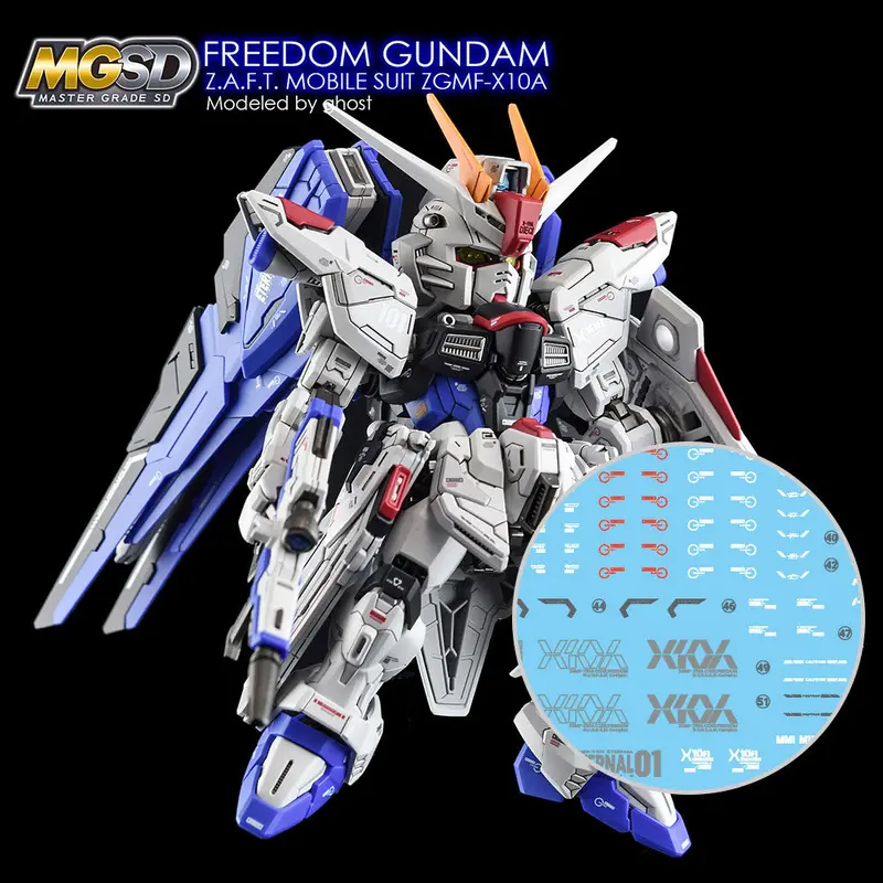 G-Rework Decal Ms01 Mgsd Freedom Gundam 1