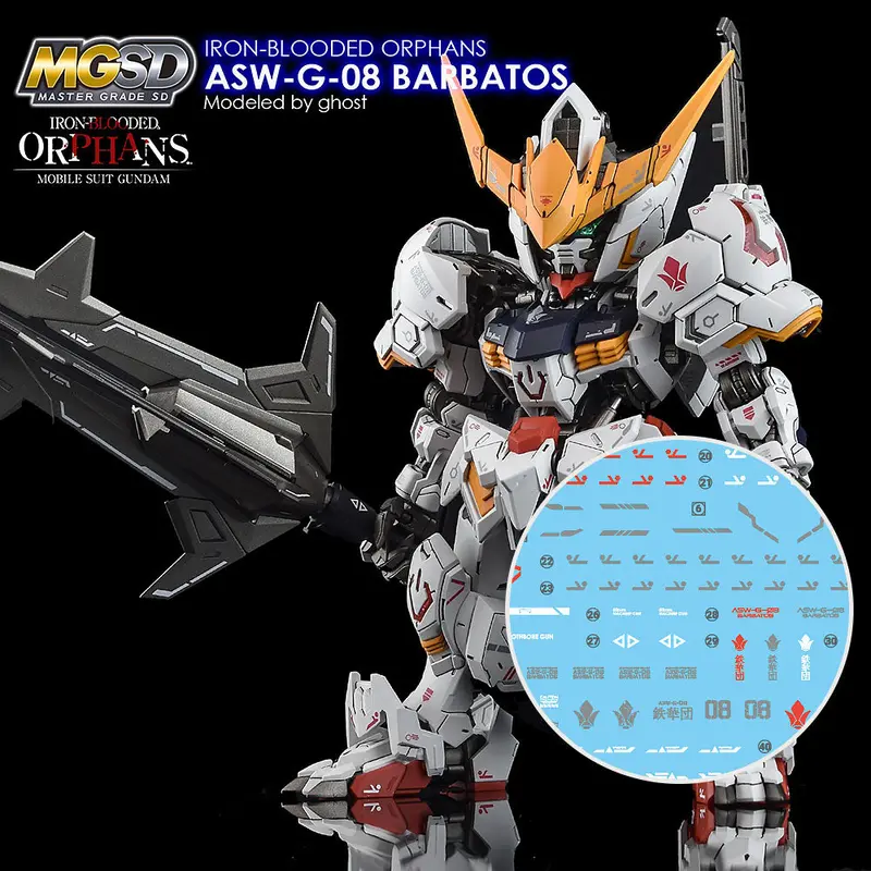 G-Rework Decal Ms02 Mgsd Gundam Barbatos 1